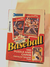 1990 Donruss Baseball Card Factory Sealed packs- Box Of 36 Packs