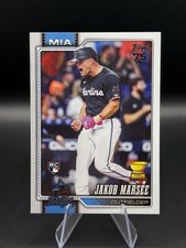 Jakob Marsee 2026 Topps Series 1 Miami Marlins #37 Rookie Card FREE SHIPPING MLB