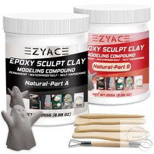 Epoxy Clay, Magic Epoxy Sculpt Clay, 2 Part Modeling Compound (A & B) of Magic