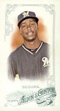 2015 Topps Allen & Ginter Mini #243 Jean Segura Milwaukee Brewers 