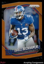 2025 Panini Prizm Prizms Orange #285 Odell Beckham Jr. 78/249 GIANTS