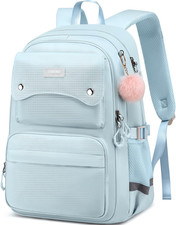Girls Backpack for School - Lightweight Travel Laptop Backpack Fits 15.6 Inch No
