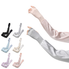 Summer Cooling Arm Sleeves Cover UV Sun Protection Sports Outdoor For Men Women
