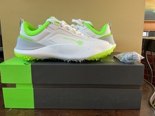 G/FORE G/18 Golf Shoes Spikeless White Nimbus Gecko Mens GUF000001 SZ 9.5