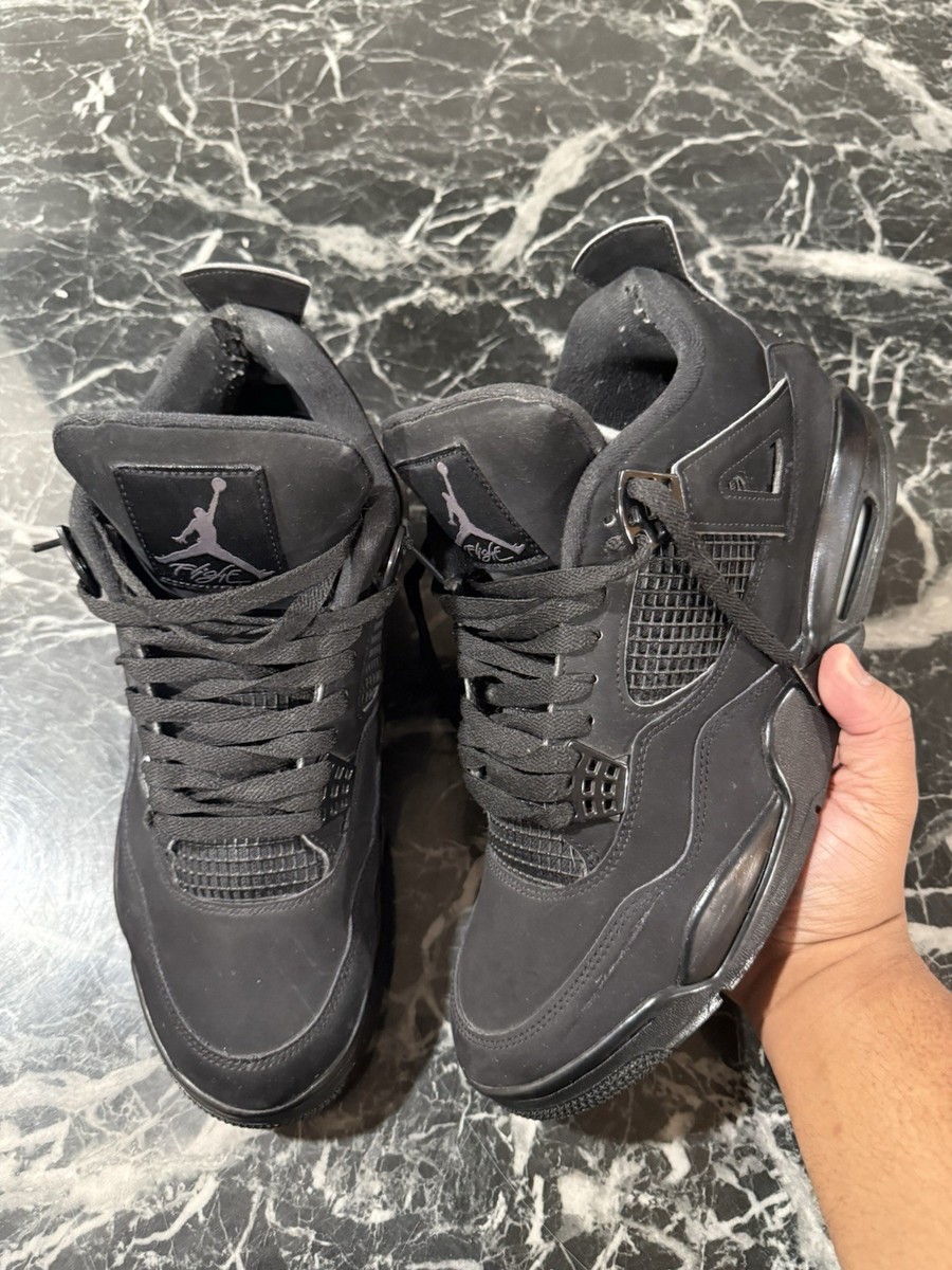 Jordan 4 Retro Mid Black Cat Size 12 Good Condition 2020 | eBay display picture 3