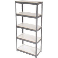 Boltless Extra Heavy Duty Shelving 36"W x 18"D x 84"H 5 Shelves 1500 lbs.