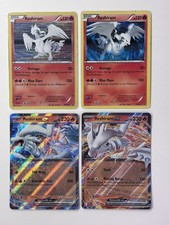 x4 Reshiram Pokémon Lot BW004 Promo Black Star Holo Next Destinies 