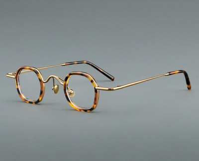Premium Polygon Full Rim 16g Acetate Luxury Frame Eyeglass Men Women Eyewear