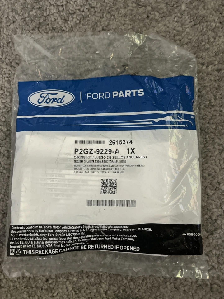 Kit de junta tórica sello inyector completo motor Ford 2.3 explorer mustang parte NK2GZ-9229-A Foto 2 de 2