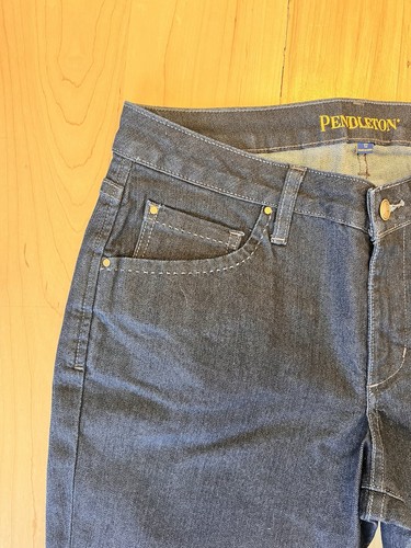 Pendleton Jeans - Womens Size 12 Straight Blue Denim Cotton Blend Inseam 31x30 - Picture 7 of 7