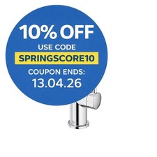 InSinkErator Moderno Chrome Instant Boiling Hot Cold Water Kitchen Tap 45394ISE