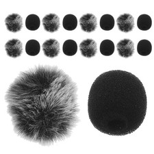 20Pcs Microphone Sponge Windshield Covers Easy Fit for Stage and Conference Use