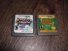Harvest Moon DS 1 + Animal Crossing: Wild World Nintendo DS 3DS XL 2DS AUTHENTIC