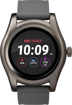 Timex iConnect Classic Round Touchscreen Smartwatch   Gray Gunmetal TW5M31600