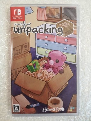 UNPACKING SWITCH JAPAN NEU (SPIEL IN ENGLISCH/FRANZÖSISCH/DE/ES/IT/PT)