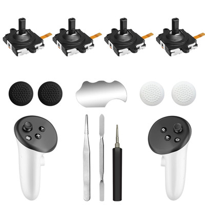Joystick Replacement Kit for Meta Quest 3 Controller(13 in One), for Meta Quest 