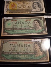 Canada Various $ 1 Dollar Notes - LOT OF 4