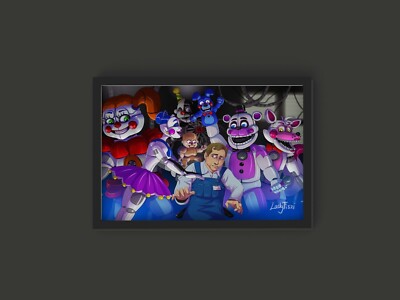 Five Nights at Freddy's Sister Location   Casting Call Club Poster | Fan Art
