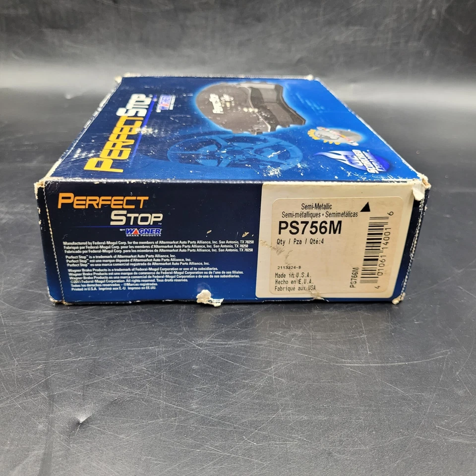 Pastillas de freno semimetálicas Perfect Stop Wagner PS756M Ford Excursion F-250 F-350 Foto 3 de 4