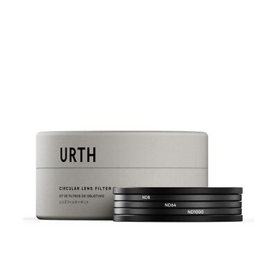 Urth 62mm 3-in-1 Lens Filter Kit (Plus+)   Neutral Density ND8, ND64, ND10