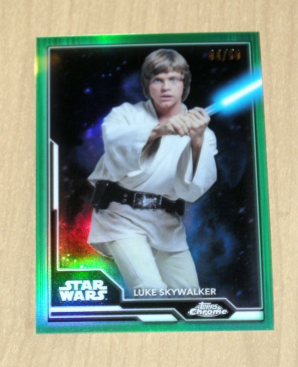 2021 Topps Star Wars Chrome Legacy GREEN Refractor LUKE SKYWALKER