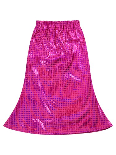 Girls Skirt Birthday Costume Comfortable Skirts Metallic Skort Breathable Shiny - Picture 54 of 104