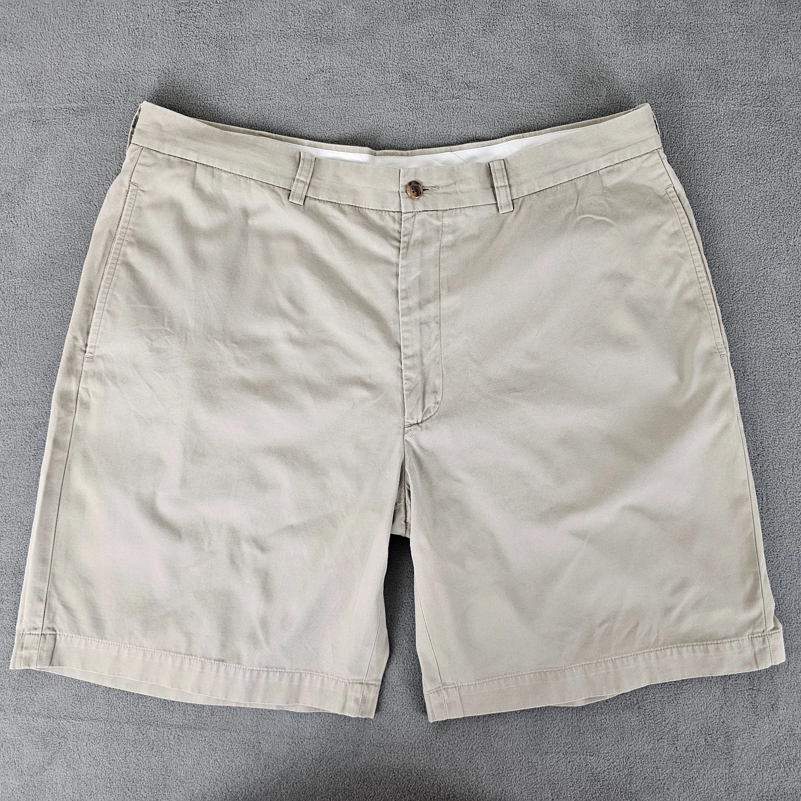Brooks Brothers Shorts Mens Size 36 Beige Khaki Preppy Academia Coastal