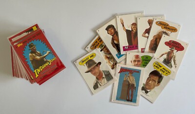 1984 INDIANA JONES AND THE TEMPLE OF DOOM SINGLES - COMPLETE YOUR SET YOU PICK!