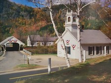 Golden Festive Village 1000 Piece Jigsaw Puzzle NEW Sealed Covered Bridge