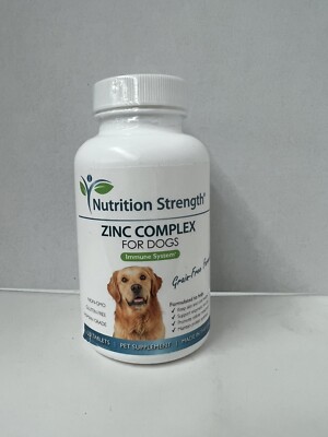 Zinc Complex For Dogs 120 Tablets EXP 7/27 U60G