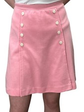 M/L Vtg 70s Skort Scooter Skirt Button Flap Pink KNIT Golf Shorts Jantzen 12