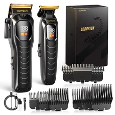Professional Hair Cut Machine Barber Salon Cutting Trimmer Clipper Kit Set NEW