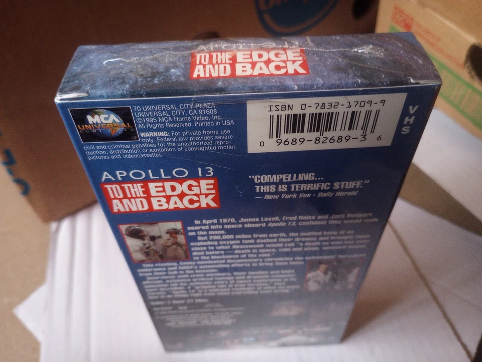 Apollo 13 To The Edge And Back Factory Sealed VHS MCA Universal Home Video 1996 - Image 2 of 4
