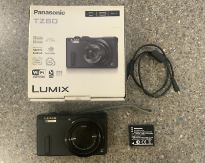Panasonic Lumix DMC-TZ60 Digital Camera 18.1 MP BOXED + 8GB SD