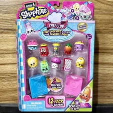 Shopkins Season 6 Chef Club 12 Pack Includes 2 Hidden In Recipe Boxes Brand New!