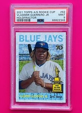 Vladimir Guerrero Jr 2021 Topps 70th A/S Rookie Cup-Holofracture/99 PSA 9 Mint!