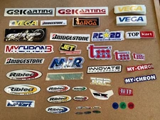 GO KART RACING DECALS (Targa, Ribtect, Bridgestone, Top Kart, JET, TRP: u choose