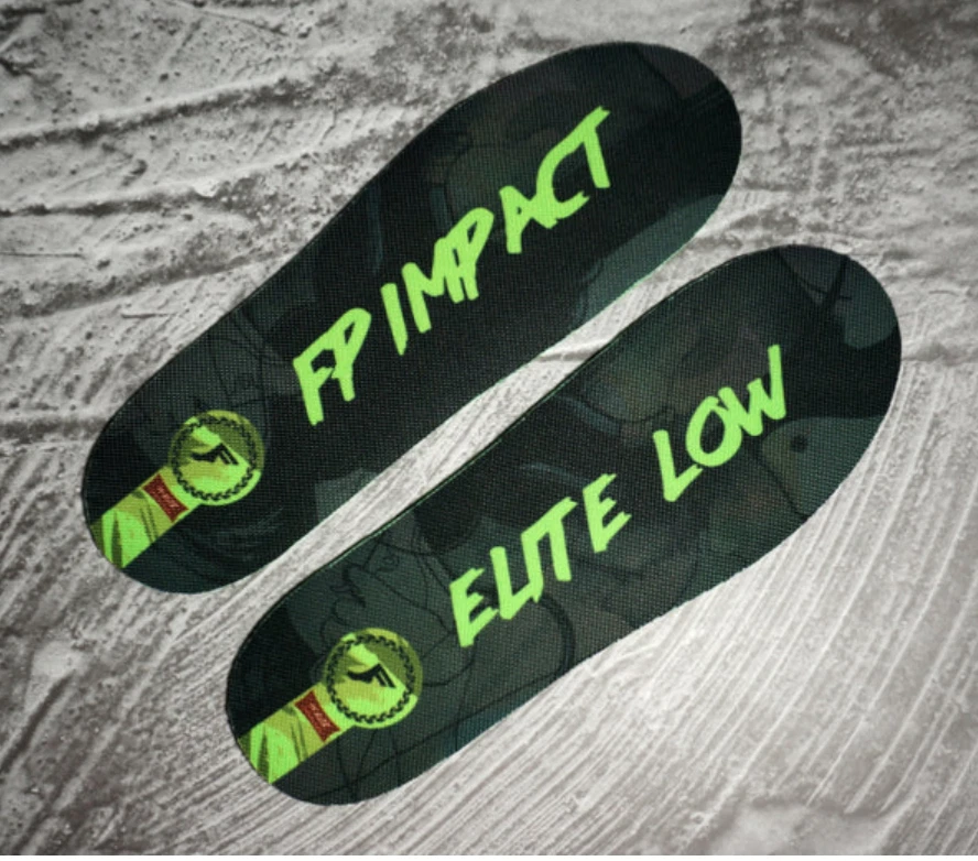 Footprint Kingfoam Elite Low Classic Green Black Trimmable Insoles