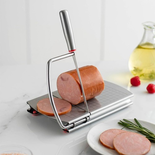 Cheese Slicer Cutter Board Stainless Steel Wire Cutting Hand Tool w/Size Scale - Picture 12 of 14