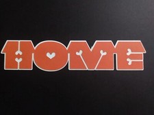 Home Cardstock Words with Backgrounds Die Cuts Scrapbook Card Making 6 Piece