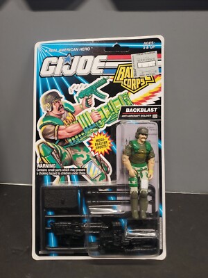 Hasbro Gi Joe BATTLE CORPS BACKBLAST  SEALED IN PACKAGE MOC  1992