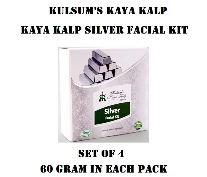 KULSUM S KAYA KALP SILVER FACIAL KIT BLEMISH IMPROVES SKIN