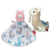 Nuby Snuggleez Pacifier Plush Combo Set Llama Lovey No Pacifier