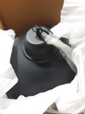 Beauregard Hanging Light Pendant Black Dome Ceiling Fixture Modern Industrial