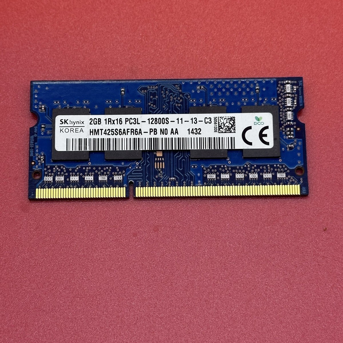 SK HYNIX 2GB DDR3 PC3L-12800S 1Rx16 SODIMM Laptop RAM
