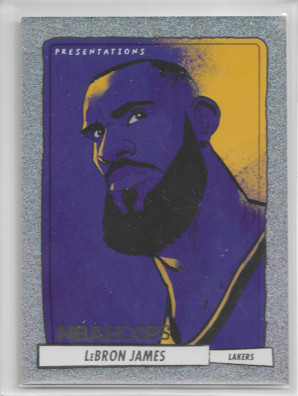 2023-24 PANINI NBA HOOPS #3 LEBRON JAMES ** PRESENTATION SP ** LA LAKERS **