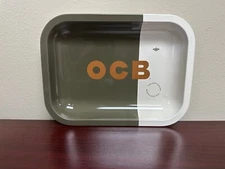 OCB SMALL TWO-TONE~ROLL WITH NATURE-CIGARTTE TRAY~7.5X5.5~NEW