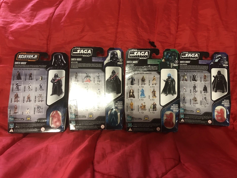 Lote de 4 Star Wars The Saga Collection Darth Vader - Imagem 4 de 4