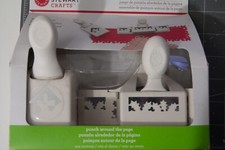 Martha Stewart, Punch around the page set, Holly leaves. New in package