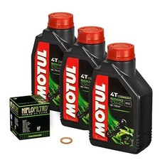 Honda CBR 1000 RR Fireblade /SP, 08-15, SC59; Motul 10w40 Öl; HiFlo Ölfilter Set